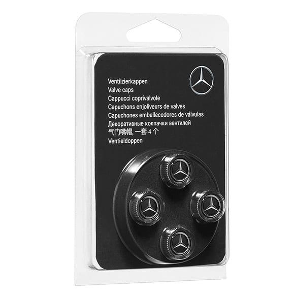 Mercedes-Benz Chrome and Black Valve Cap Set B66472002 Review