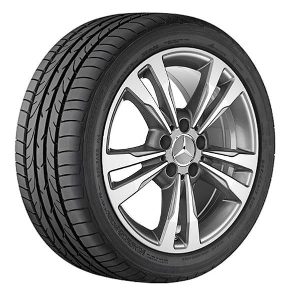 Mercedes-Benz 18-inch summer-Complete wheels C-Class W205 5-twin-spoke design 205-18-5DP-Sommer-B Review