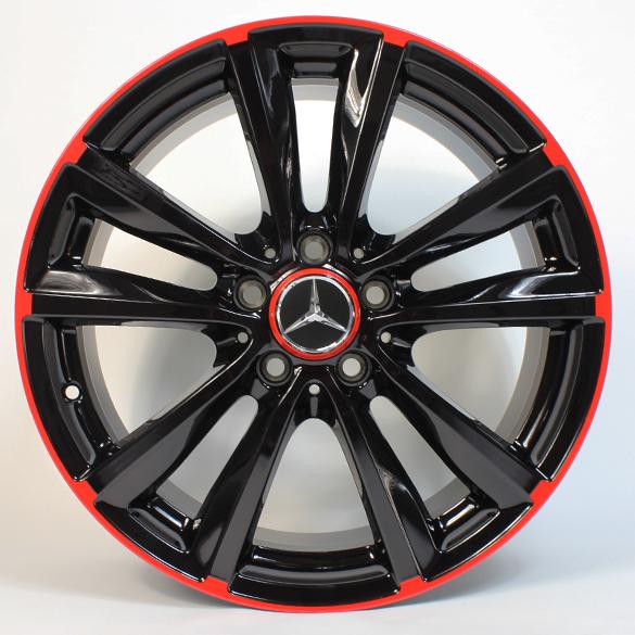 Mercedes-Benz 18 inch wheels set 5-twin-spoke wheel rim red A-Class W176 A24640106009Y23-A Review