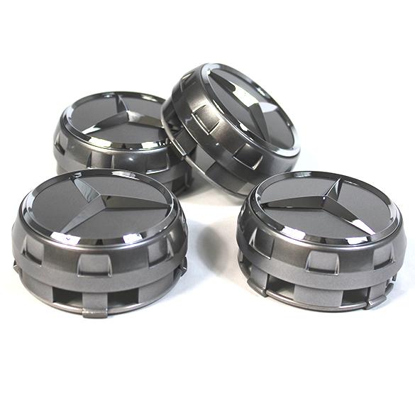 Mercedes-Benz AMG hubcaps central locking design chromeshadow dark metallic A0004000900 9790 Review