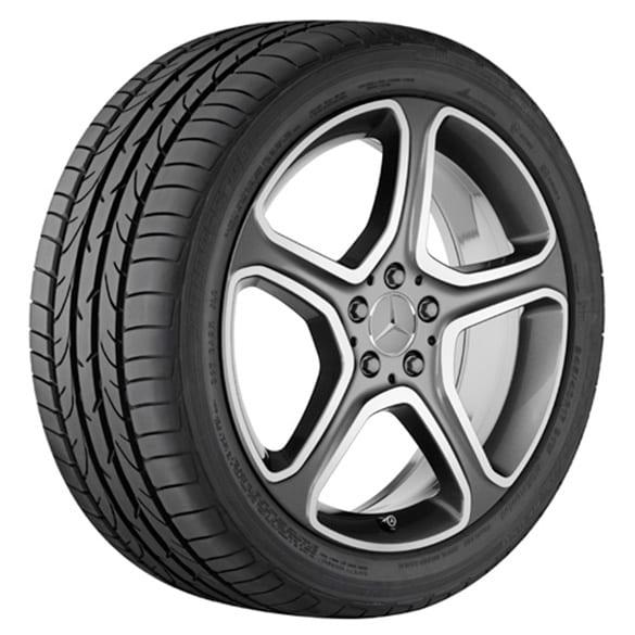 Mercedes-Benz 17 inch rims set B-Class W246 5-spoke tremolite-gray A24640119027X44-B Review