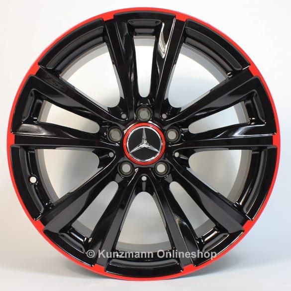 Mercedes-Benz 18 inch wheels set 5-twin-spoke wheel rim red B-Class W246 A24640106009Y23-B Review