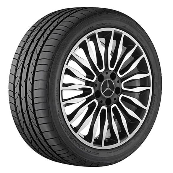 Mercedes-Benz 18 inch set of rims C-Class W205 multi-spoke wheel black matte A20540109/10007X36-Satz Review