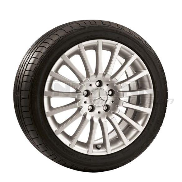 Mercedes-Benz Alufelgen 17-Speichen-Design 7,5 x 17 Zoll ET47 titansilber A2044011202 9765 Review