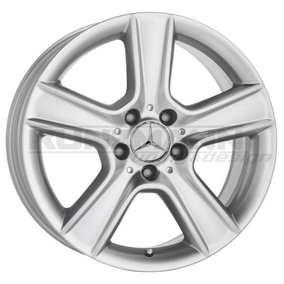 Mercedes-Benz Alufelgen 5-Speichen-Design 7,5 x 17 Zoll ET47 titansilber A2044012702 9765 Review