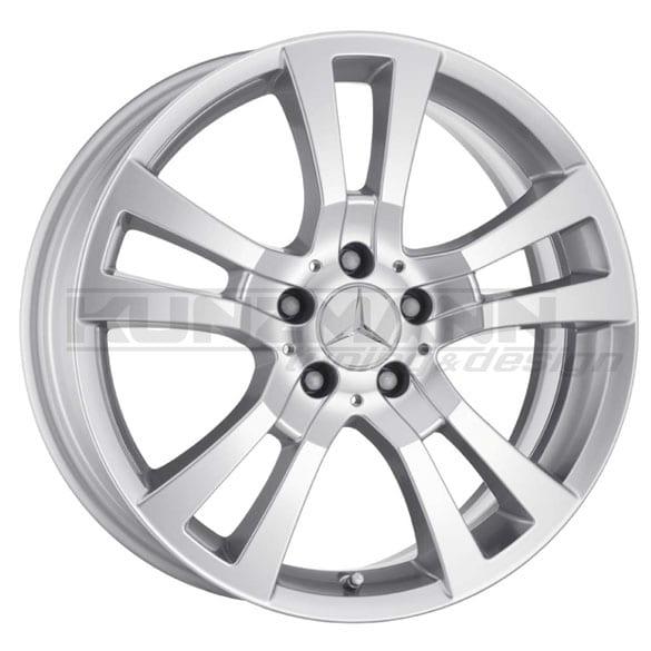 Mercedes-Benz Alufelgen Pulaha 7,5 x 18 Zoll ET47 sterlingsilber A20440129029709 Review