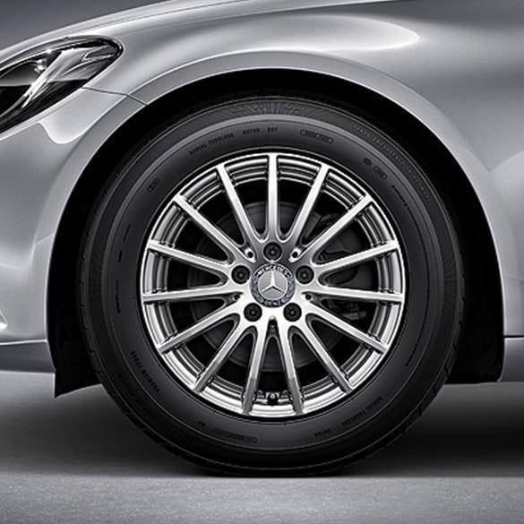 Mercedes-Benz 16 inch set of rims C-Class W205 multi-spoke wheel vanadium silver A20540125/26027X45-Satz Review