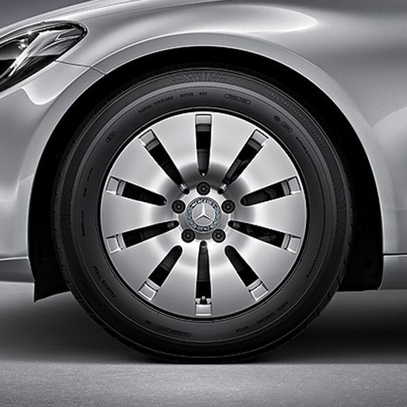 Mercedes-Benz 17 inch set of rims C-Class W205 10-hole wheel vanadium silver A20540121/38007X45-Satz Review