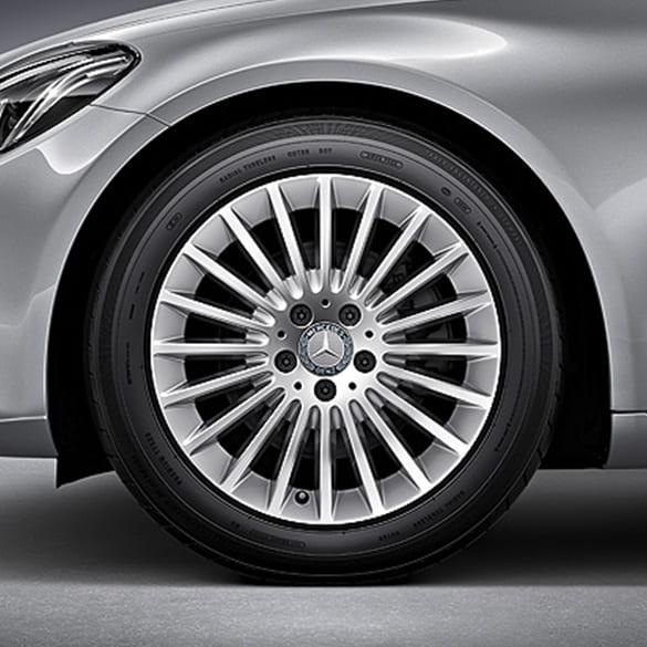 Mercedes-Benz 17 inch set of rims C-Class W205 multi-spoke wheel vanadium silver A20540156007X45/55007X45-Satz Review