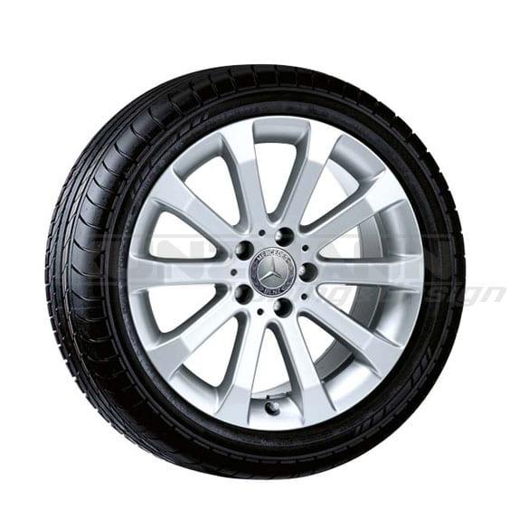 Mercedes-Benz Alufelgen 10-Speichen-Design 8,5 x 17 Zoll ET28 titansilber B66474483 Review