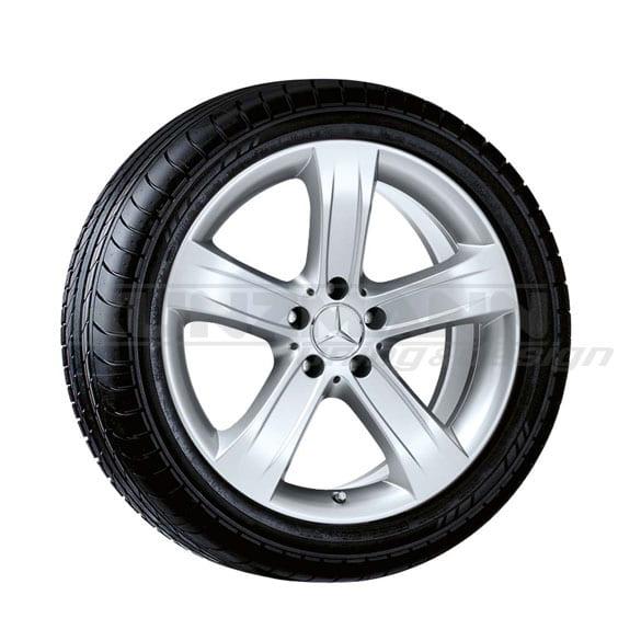 Mercedes-Benz Alufelgen 5-Speichen-Design 8,5 x 18 Zoll ET28 titansilber B66474486 Review