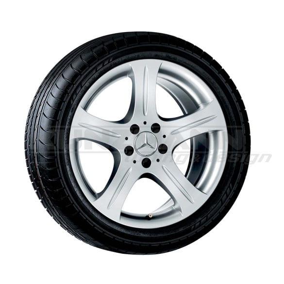 Mercedes-Benz 5 spoke rim 8,5 x 18 Zoll ET28 titanium silver B66474294 64 Review