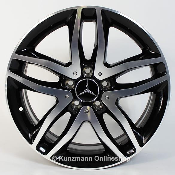 Mercedes-Benz 18 inch alloy rims set GLA X156 black / polished A15640101007X23-GLA Review