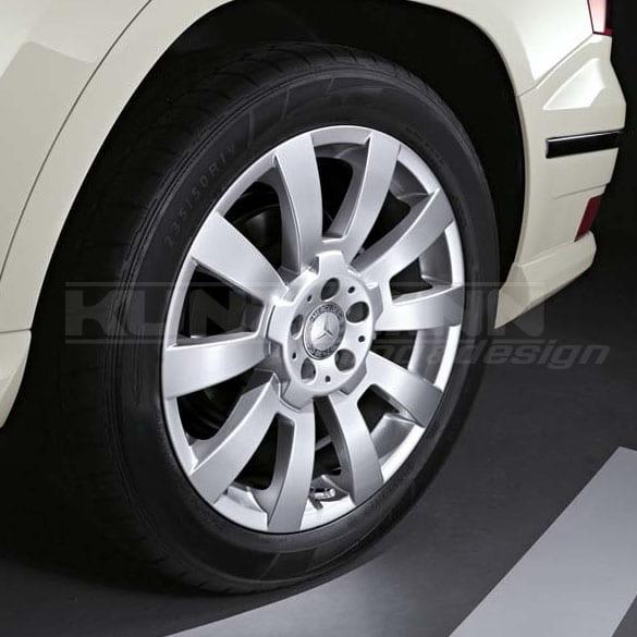 Mercedes-Benz Alufelgen 5-Doppel-Speichen-Design 7,5 x 19 Zoll ET47 titansilber A2044011502 9765 Review