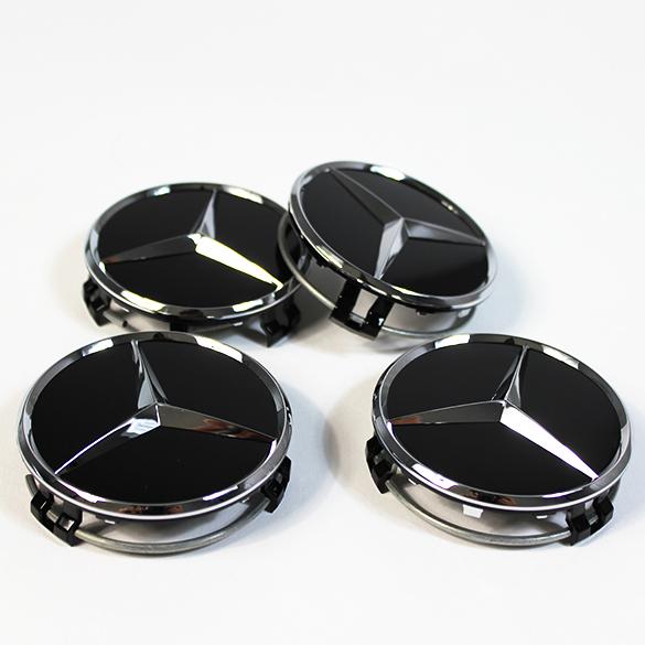 Mercedes-Benz Gloss Black Hub Cap Set B66470200 Review