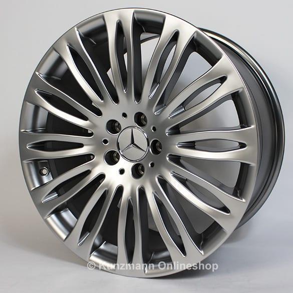 Mercedes-Benz multi-spoke wheel S-Class W222 20 inch thulium silver A2224011702/1802-9293 Review