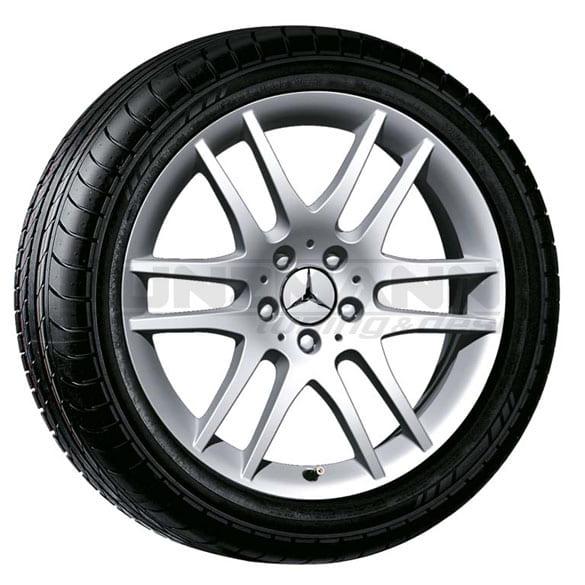Mercedes-Benz Alufelgen 6-Doppel-Speichen-Felge 7,5 x 18 Zoll ET36 titansilber B66474383 Review