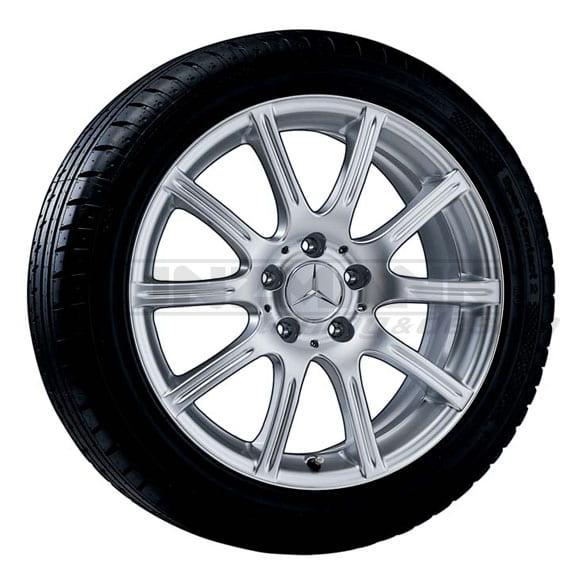 Mercedes-Benz Alufelgen Algedi 7,5 x 17 Zoll ET36 sterlingsilber B66470789 Review