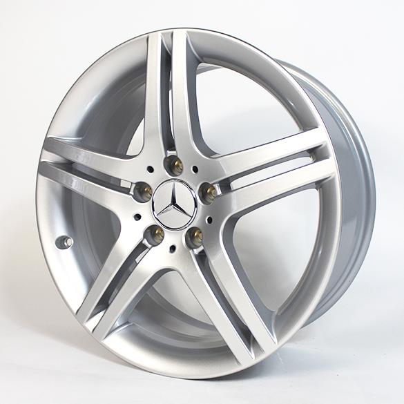 Mercedes-Benz Alufelgen 5-Doppel-Speichen-Design 7,5 x 18 Zoll ET36 titansilber B66474516 Review