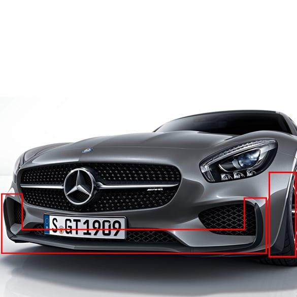 Mercedes-Benz Frontspoiler aerodynamics package AMG GT C190 edition 1 AMGGT-Front-Aero Review