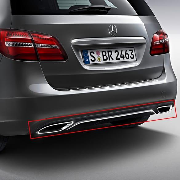 Mercedes-Benz urban diffusor B-Class W246 without towing bar without night package W246-FL-Urban-Dif-2 Review