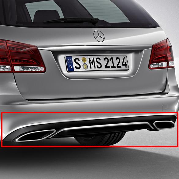 Mercedes-Benz Benz Avantgarde rear diffusor upgrade kit E-Class W212 facelift W212-Avantgarde-Diffusor Review