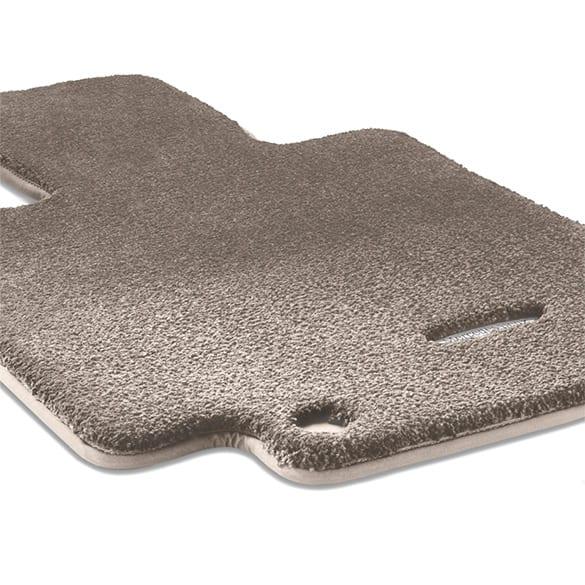 Mercedes-Benz Exclusive Velours car mats E-Class W213 deep-pile macchiato beige A2136801806 8V00 Review