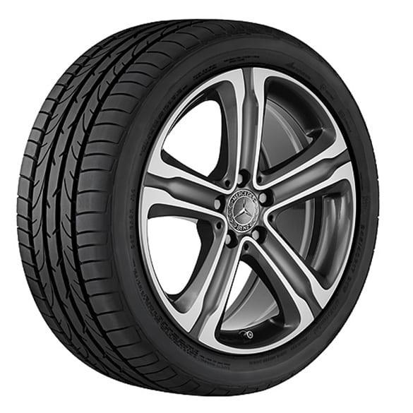 Mercedes-Benz 18 inch rim-set 5-spoke-design GLC X253 C253 A25340107007X44-Satz Review