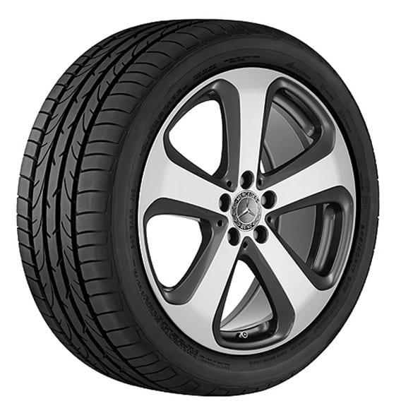 Mercedes-Benz 19 inch rim-set 5-spoke-design GLC X253 C253 A25340110007X44-Satz Review