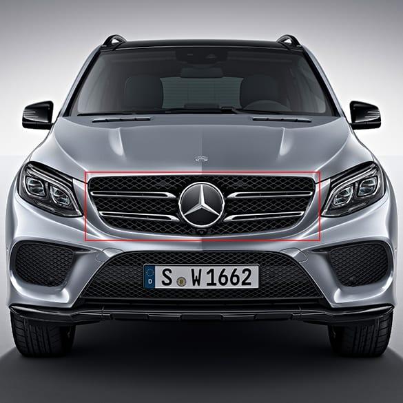 Mercedes-Benz Night-Paket radiator grill | black shiny | GLE W166 | without camera GLE W166-Kuehlergrill-2 Review