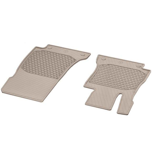 Mercedes-Benz Rubber floor carpets 2 pieces almond beige E-Class W213 A2136800106 8U52 Review