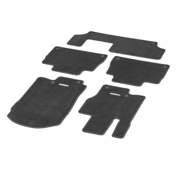 Mercedes-Benz Velour floor mats GLE V167 with 3. seat row A1676807610 9J74-B Review