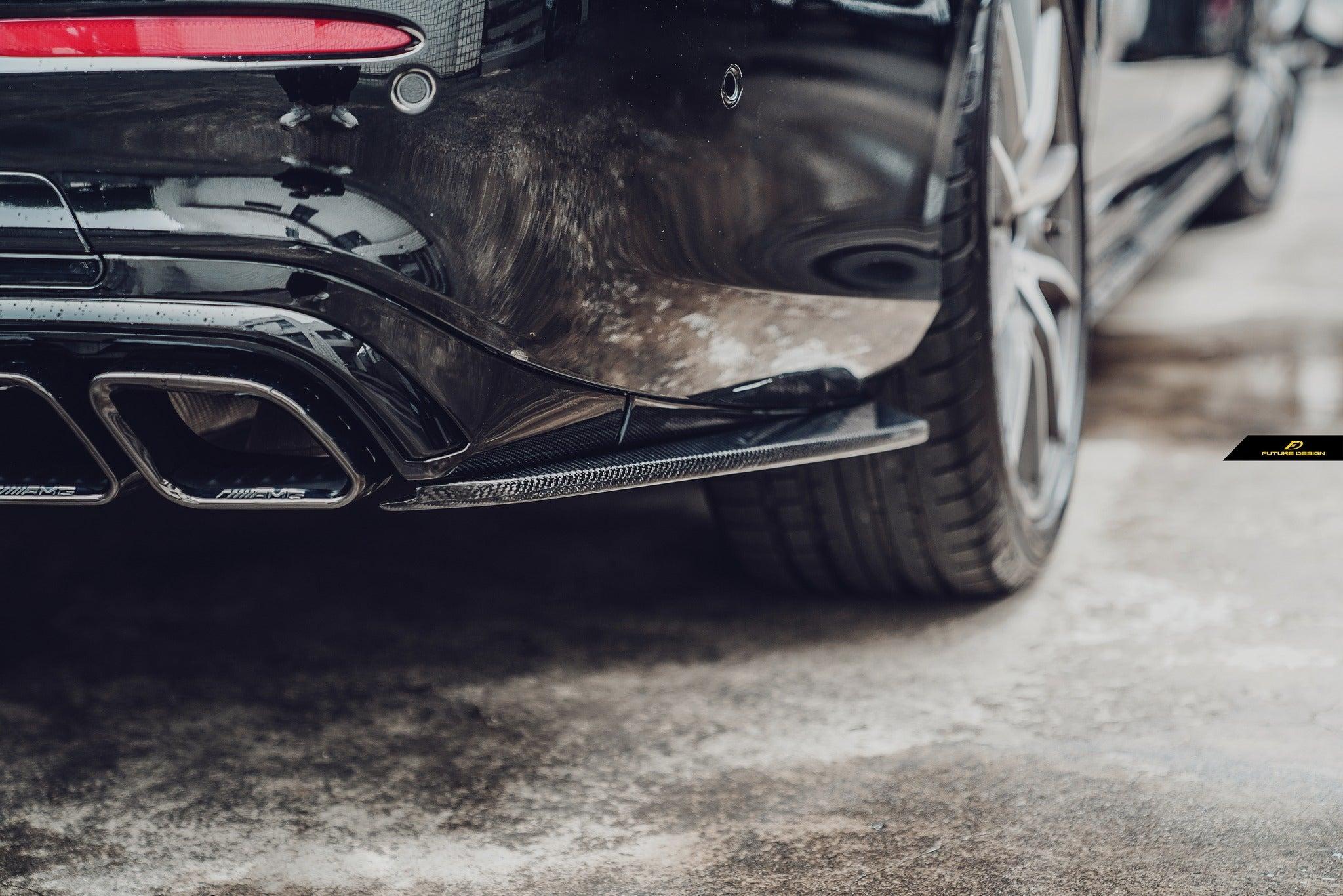 Mercedes-Benz W213 facelift Sedan FD Carbon Rear bumper Splitter