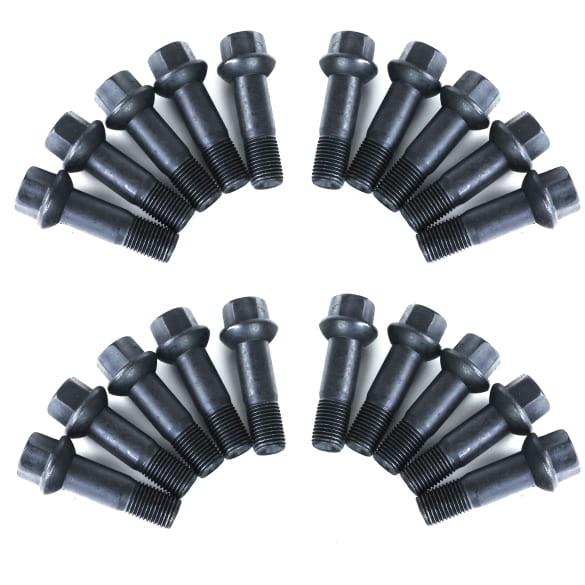 Mercedes-Benz 20x wheel bolts black A0009901807 M14 x 1.5 x 48.5 A0009901807-20 Review
