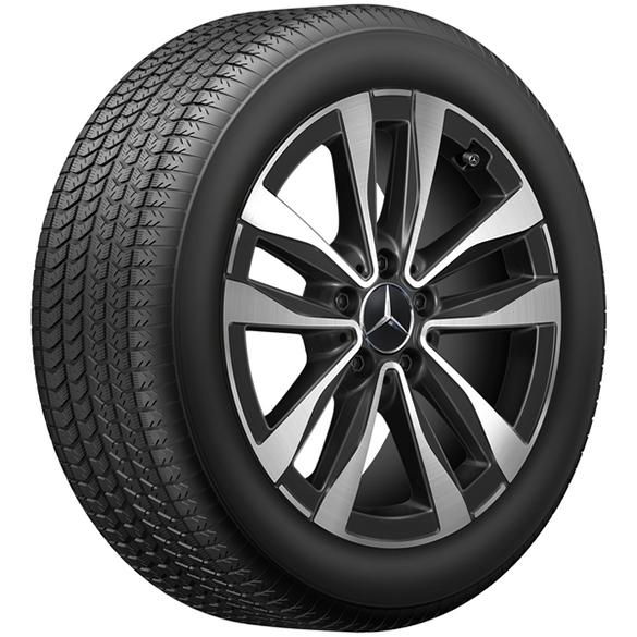 Mercedes-Benz winter wheels 17 inch C-Class 206 black high-sheen hybrid Q44014151271A/72A/73A/74A Review