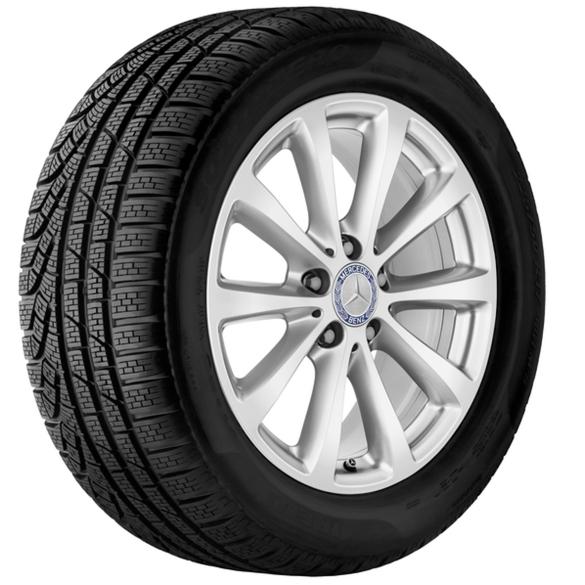 Mercedes-Benz winter wheels 17 inch E-Class sedan W213 silver complete wheels set Q44014121000A/01A-W213 Review