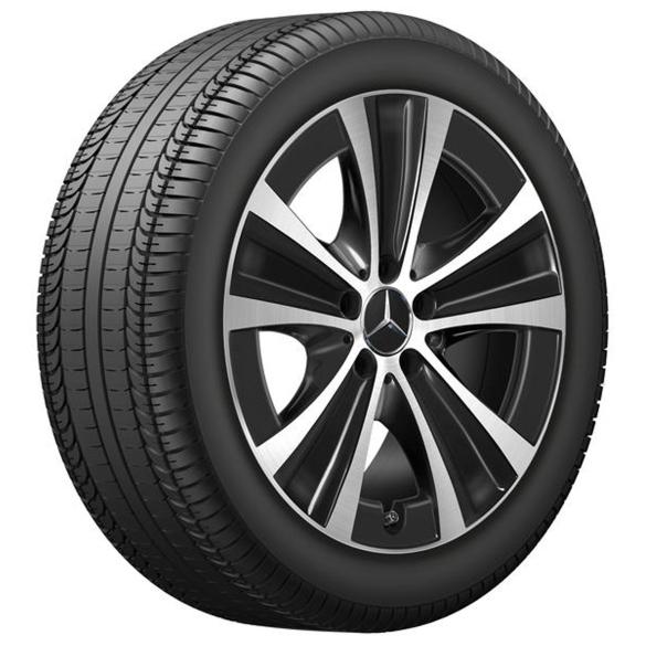 Mercedes-Benz winter wheels 18 inch E-Class sedan W213 black complete wheels set Q440141713680/690/700/710-W213 Review