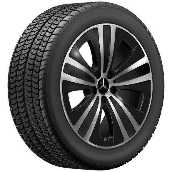 Mercedes-Benz winter wheels 19 inch EQE sedan V295 black complete wheels set Hankook Q44054311004A-Satz Review