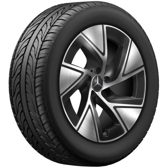 Mercedes-Benz winter wheels 19 inch GLC hybrid X254/C254 black complete wheels set A2544014200/5200 7X23-Winter-Pirelli Review