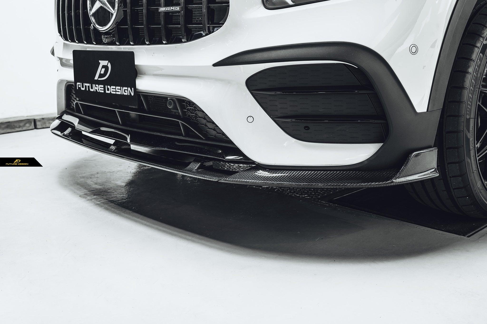 Mercedes-Benz X247 GLB FD Carbon Front Lip (3-Piece)